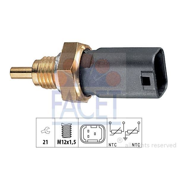 Facet Sensor, Temperatura do Líquido de Refrig - 7.3273