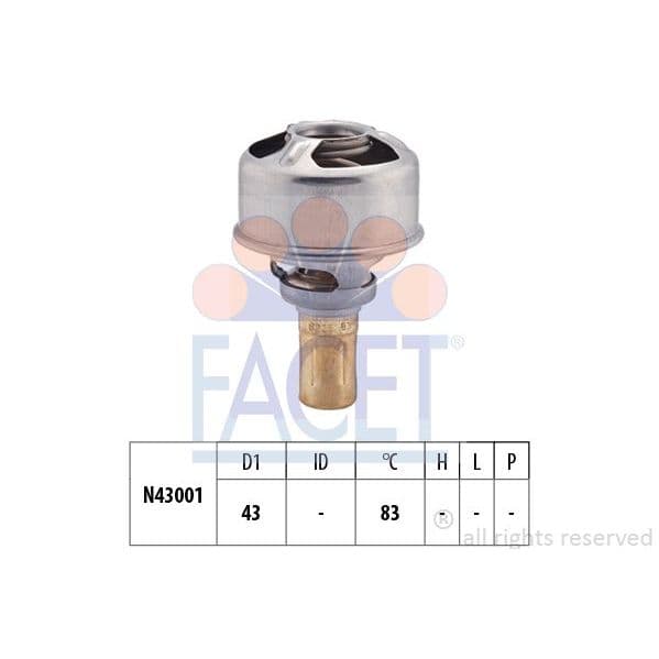 Facet Termóstato, Líquido de Refrigeração - 7.8226