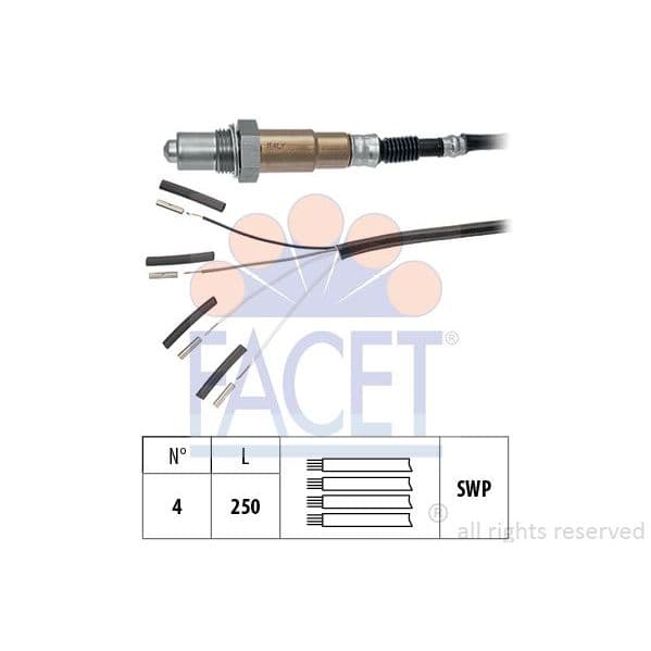 Facet Sonda Lambda - 10.7007