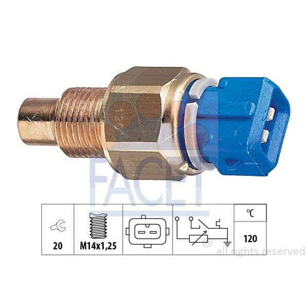 Facet Sensor, Temperatura do Líquido de Refrig - 7.3558