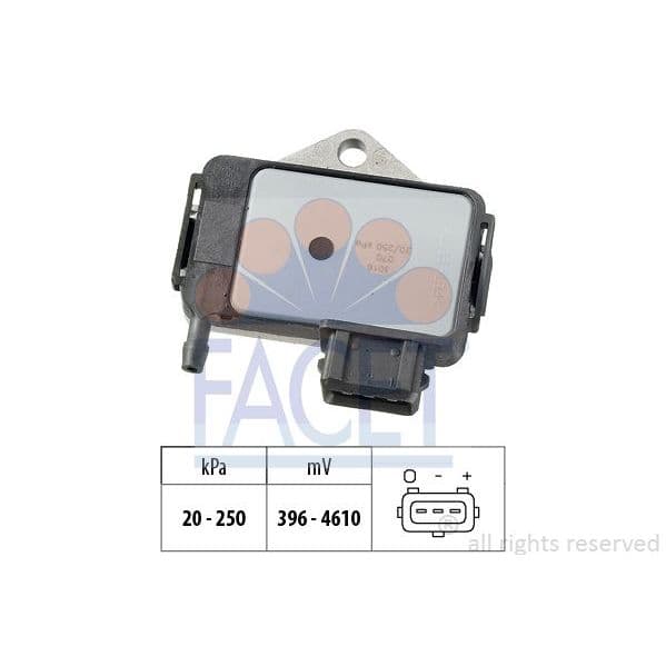Facet Sensor de Pressão de Ar, Adaptação à Alt - 10.3016