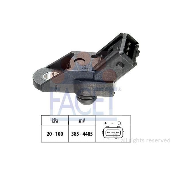 Facet Sensor de Pressão de Ar, Adaptação à Alt - 10.3062