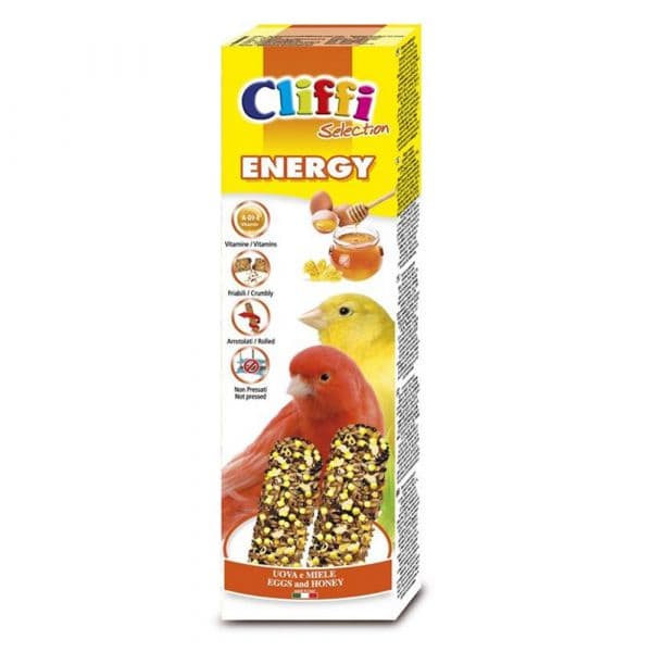 Cliffi Sticks para Canários com Ovo e Mel 60g