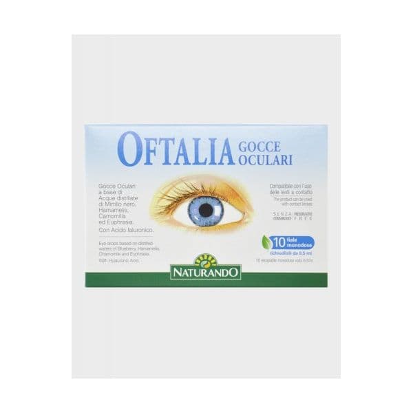 Naturando Oftalia Gotas 10 Monodoses de 0,5ml Reaplicáveis