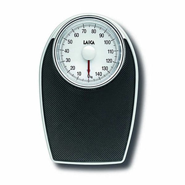 Balança Analógica de Banho Laica 150kg Branca/Preta ou Aço Inoxidável
