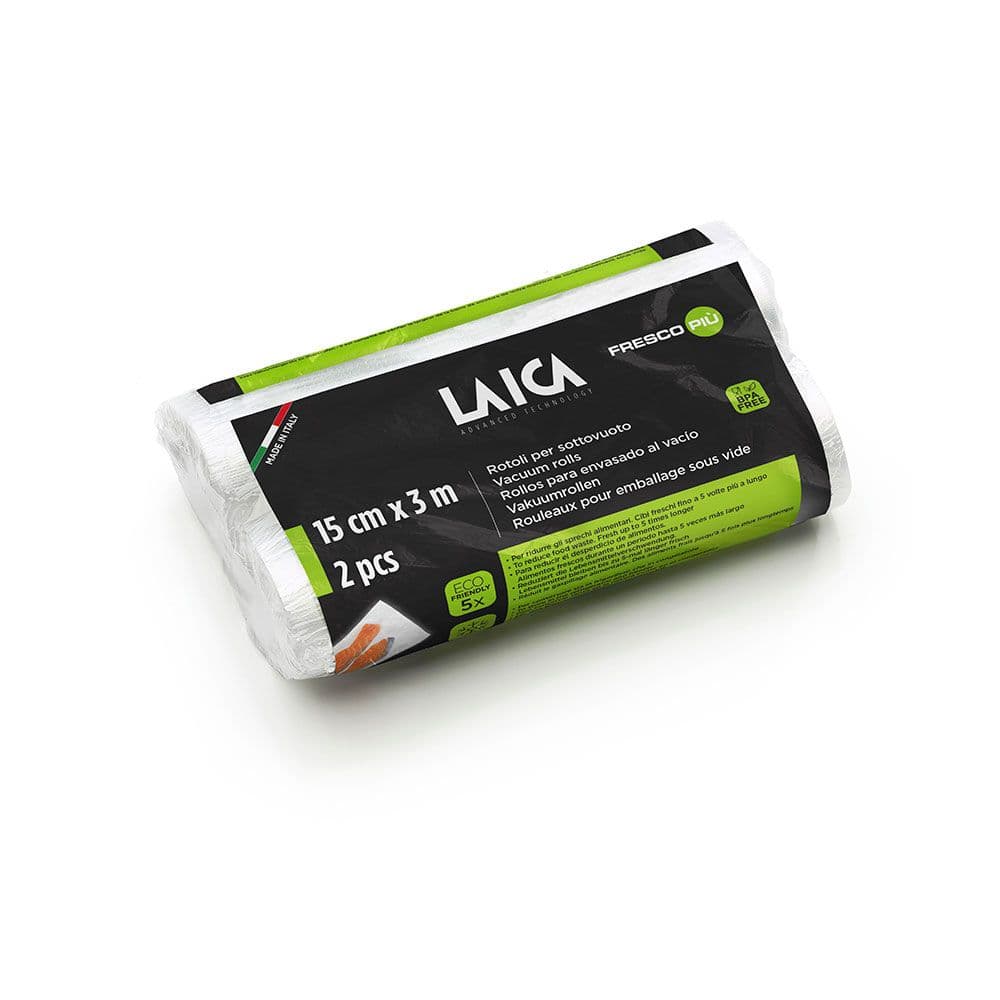 LAICA 2 ROLLS VACUUM CONSERVATION 15X300CM VT3514