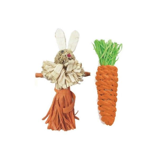 Ferribiella Jogo Cenoura-rato Sisal 12x7x6cm