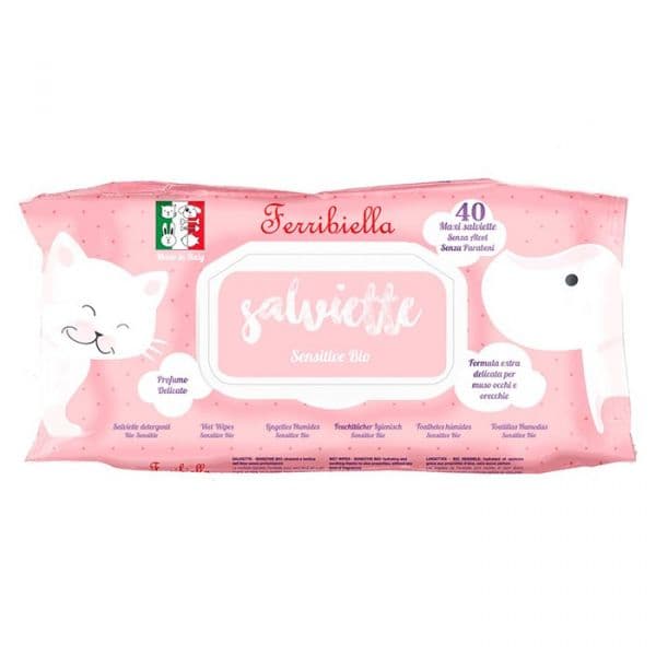 Salviette Toalhitas Limpeza Sensitive Bio 40 Toalhitas
