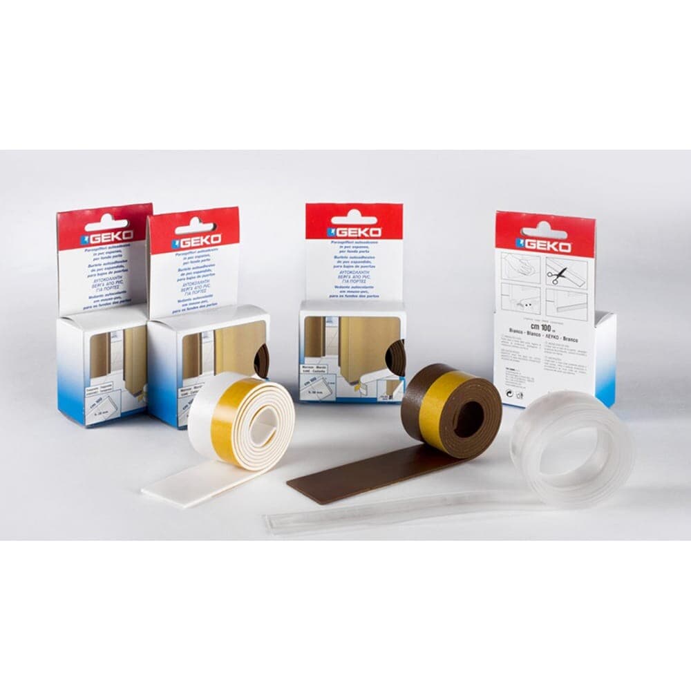 Adesivo para debaixo da porta em pvc expandido 38mm x 100cm castanho