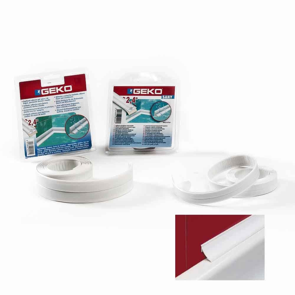 SELANTE ADESIVO PARA CASAS DE BANHO BRANCO 22MM X 2,4M