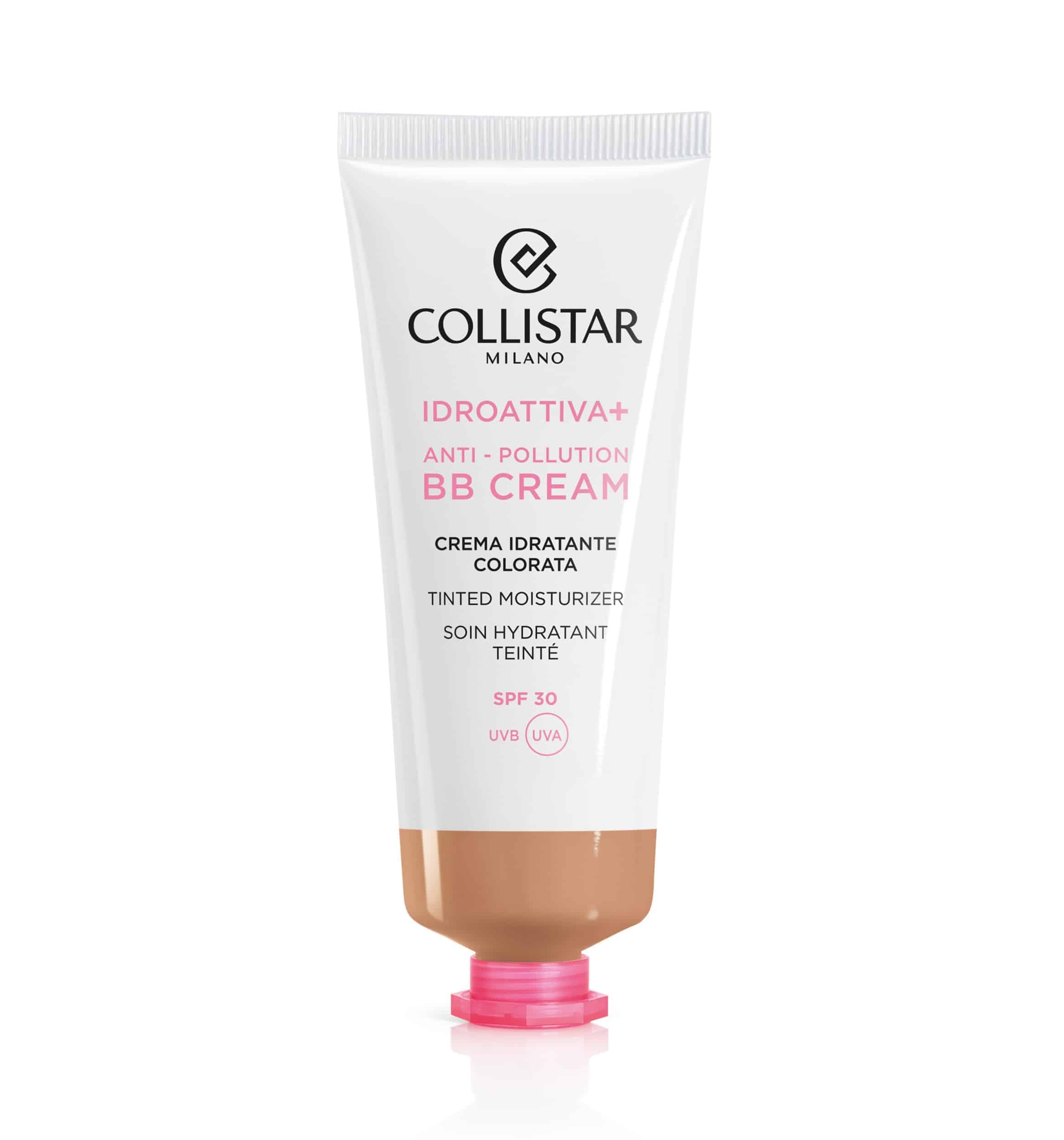 Collistar Face Idroattiva+ Tinted Moisturizer Creme Hidratante com Cor SPF 30 Tom 3 Dark 50ml