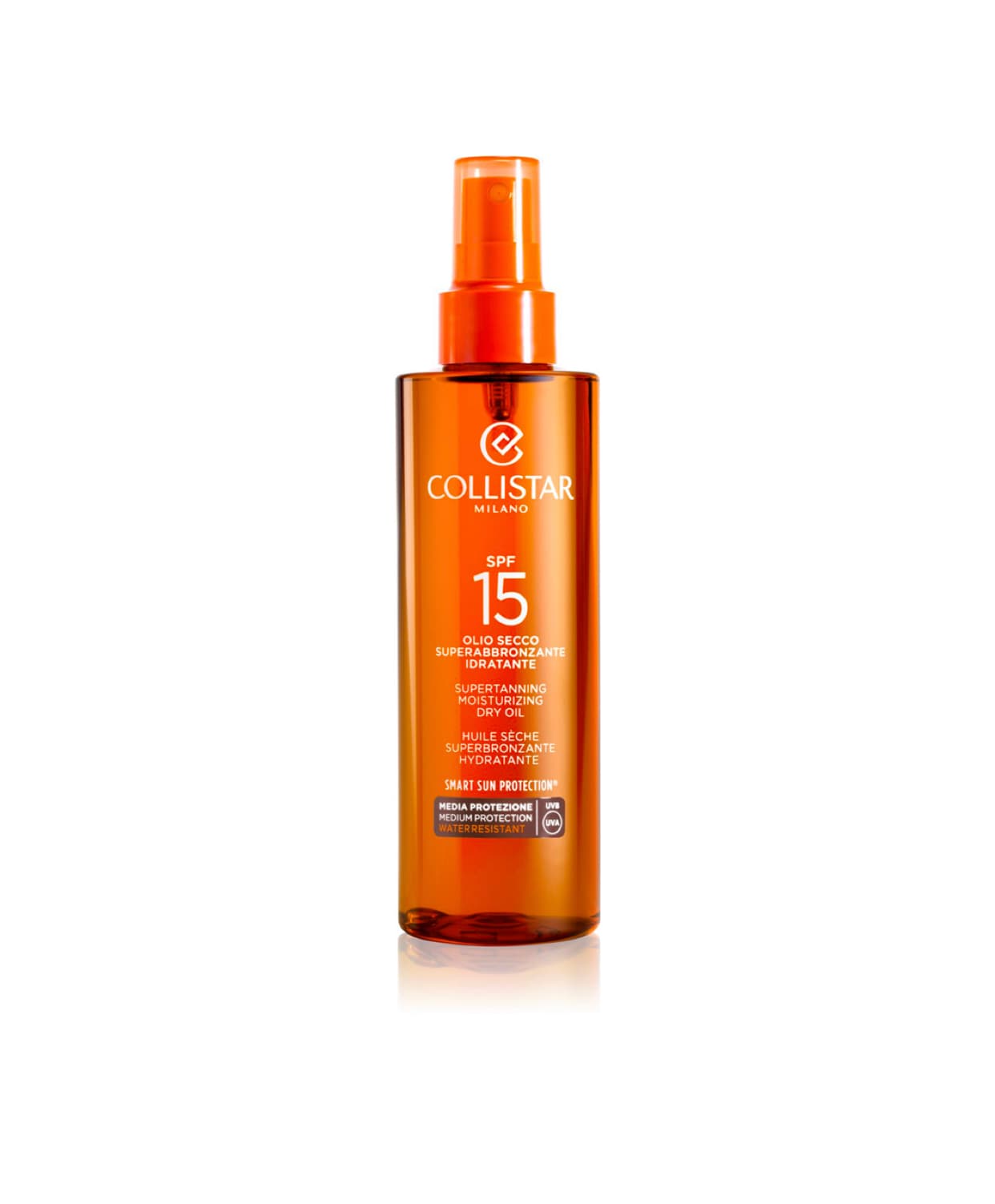 Autobronzeador Collistar Óleo Seco Hidratante Superbronzeador SPF15 200ml