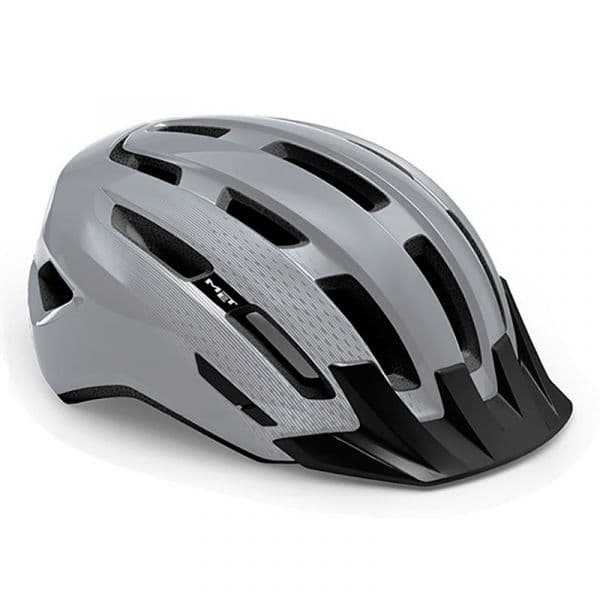 Met Downtown Mips Mtb Urban Helmet Preto,Cinzento M-L