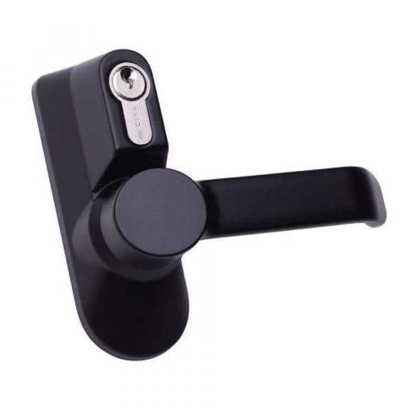 Cisa Pega com Roseta 1.07078.38.0 Placa Traseira Preto