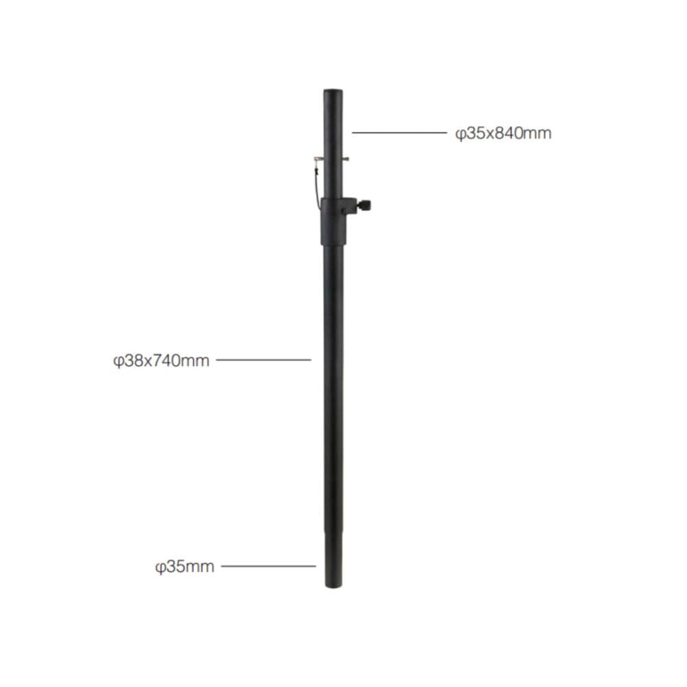 Tubo para Satélite/Subwoofer (50Kg)