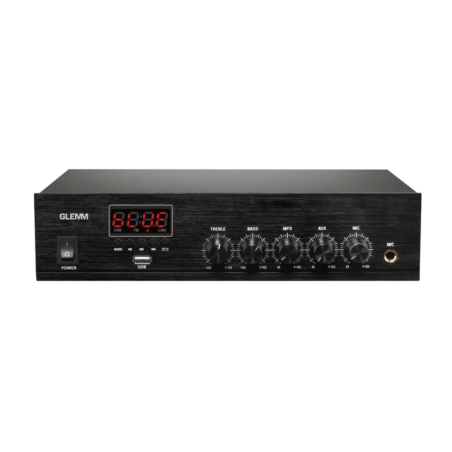 Amplificador Audio 100V 130W FM/USB/MP3/BT