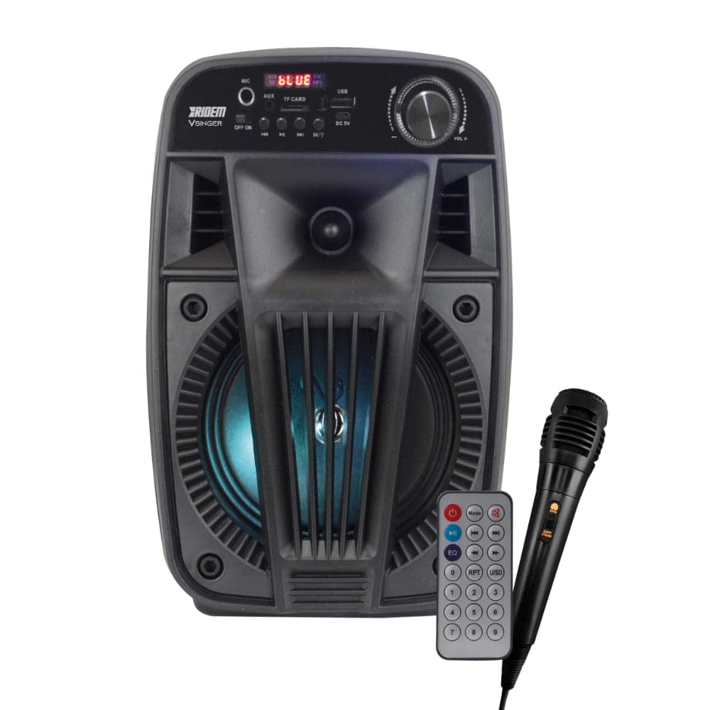 Coluna Portátil 6,5″ 100W USB/SD/BT/BAT/TWS + 1 Microfone