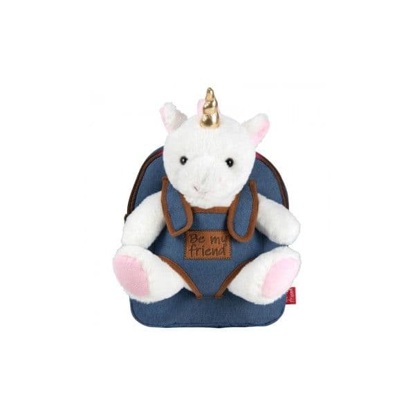 Perletti Mochila + Peluche Unicornio Tiara 26cm