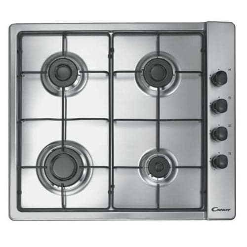 Placa a Gás Candy CLG64SPX | 58.5 cm | 4 Zonas | Aço inoxidável