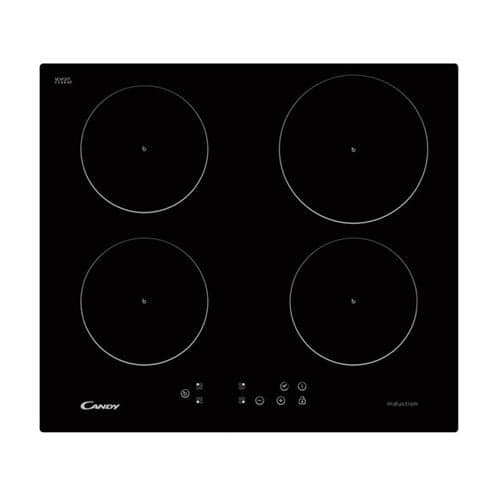 Placa de Indução Candy CI 640 CB | Elétrica | 59 cm | 4 Zonas | Preto
