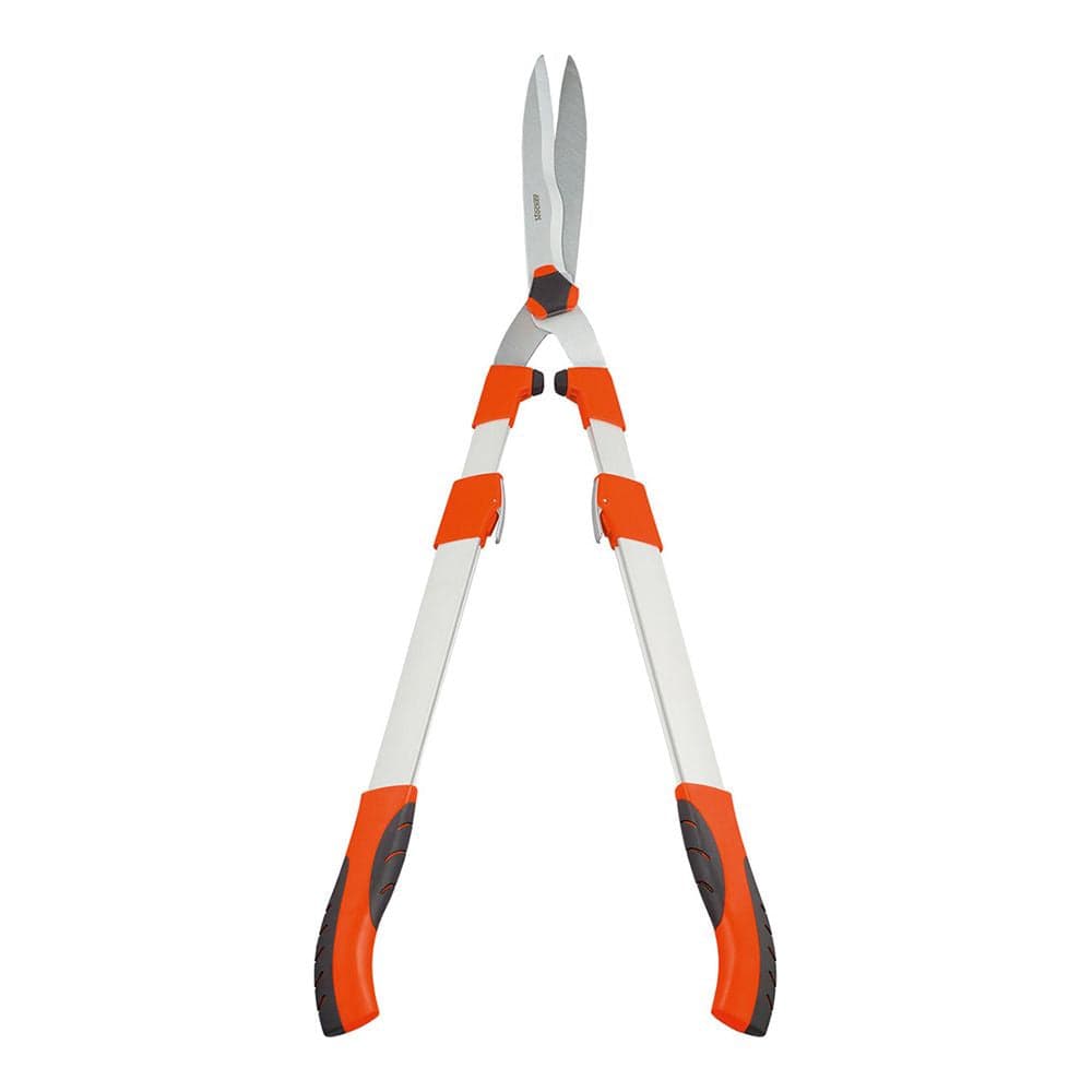 Stocker Tesoura de Aparar Sebes Manual Lâmina Ondulada, Telescópica/Extensível, 73-87 cm