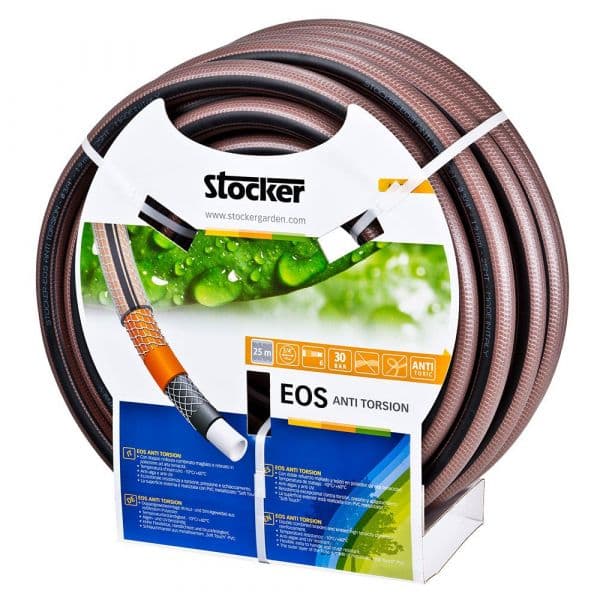 Stocker Eos Anti-torsion 50 M 5/8´´ Round Mangueira Transparente