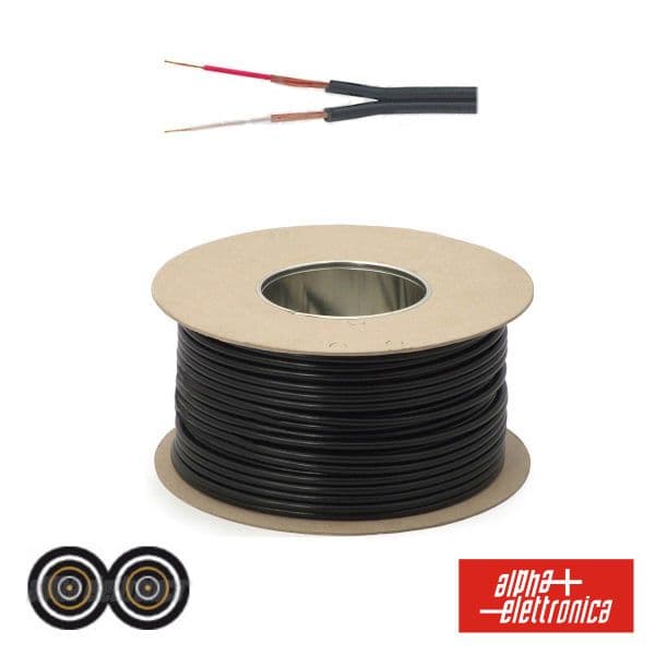 Alpha Elettronica Cabo Eletronica 2 Condutores + 2 Malhas 2x0.08 Dim 2.4x5 Pre