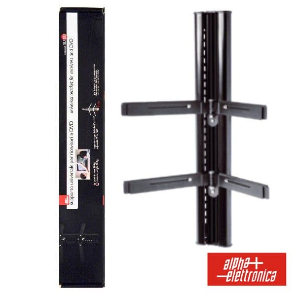 Alpha Elettronica Suporte Duplo de A/v Preto 10KG Join - SU521