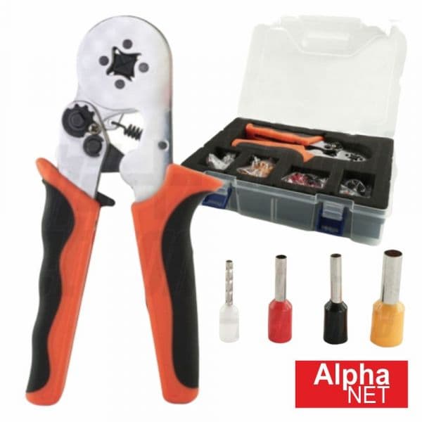 Alpha Kit Alicate de Cravar com Terminais Ponteira AWG10-23 - 98-119K