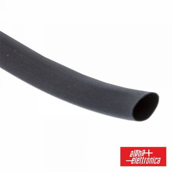 Alpha Elettronica Tubo Manga Termoretráctil Ø6.4mm 8m Preto Alpha 520-R18