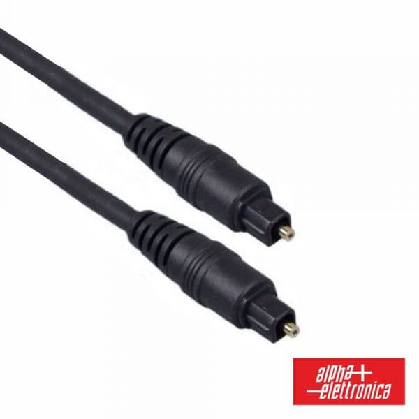 Alpha-elettronica Cabo Fibra Óptica Toslink-toslink 5m 91-012/05B