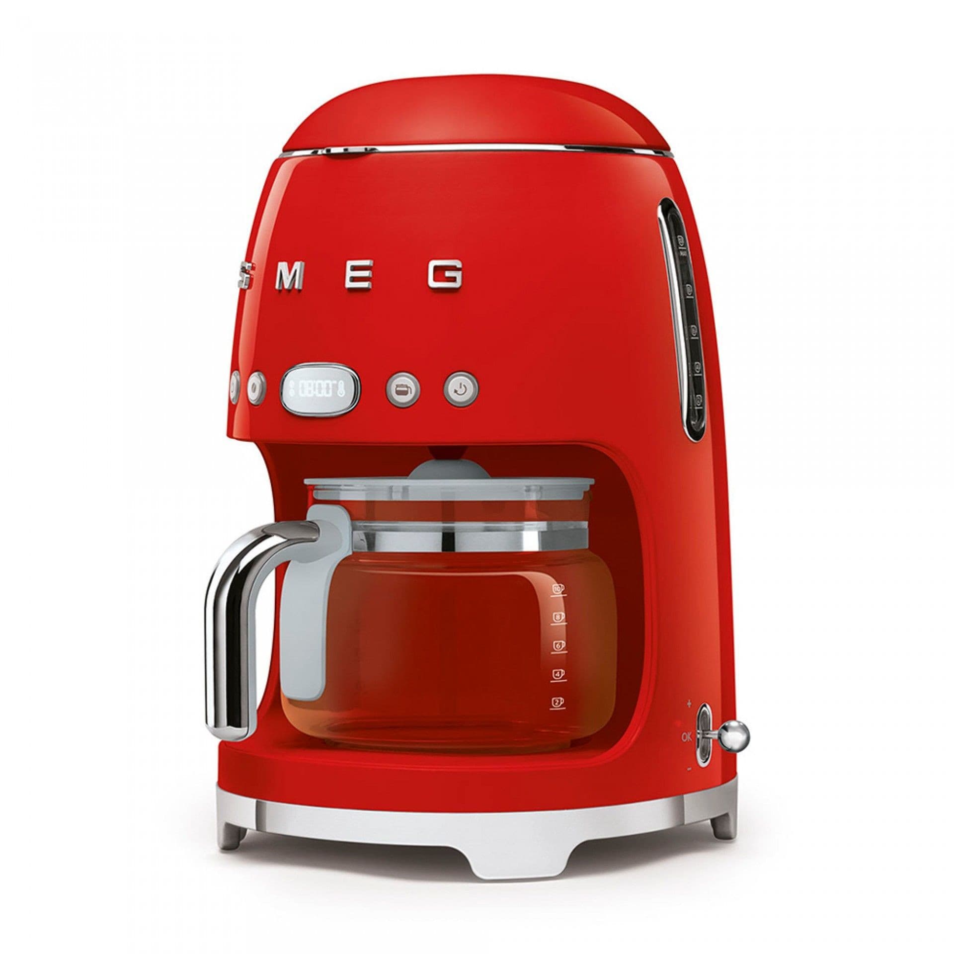 Máquina de Café de Filtro Smeg Anni 50 Vermelho