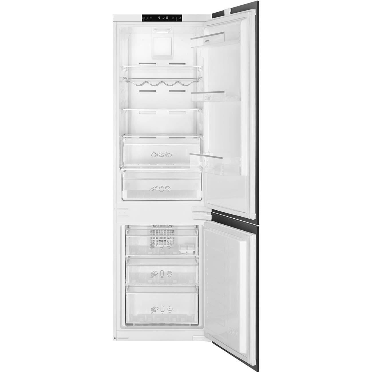 Frigorífico Combinado Smeg C8175TNE 254L Classe E