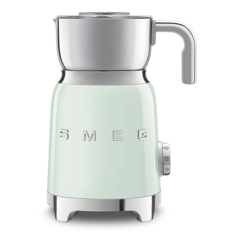 Smeg Batedor de Leite Barista Anni 50 MFF11PGEU 500W Verde Água Polido