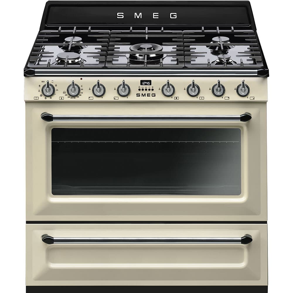 Fogão Smeg Victoria TR90P2 Creme - 115L Gás Natural
