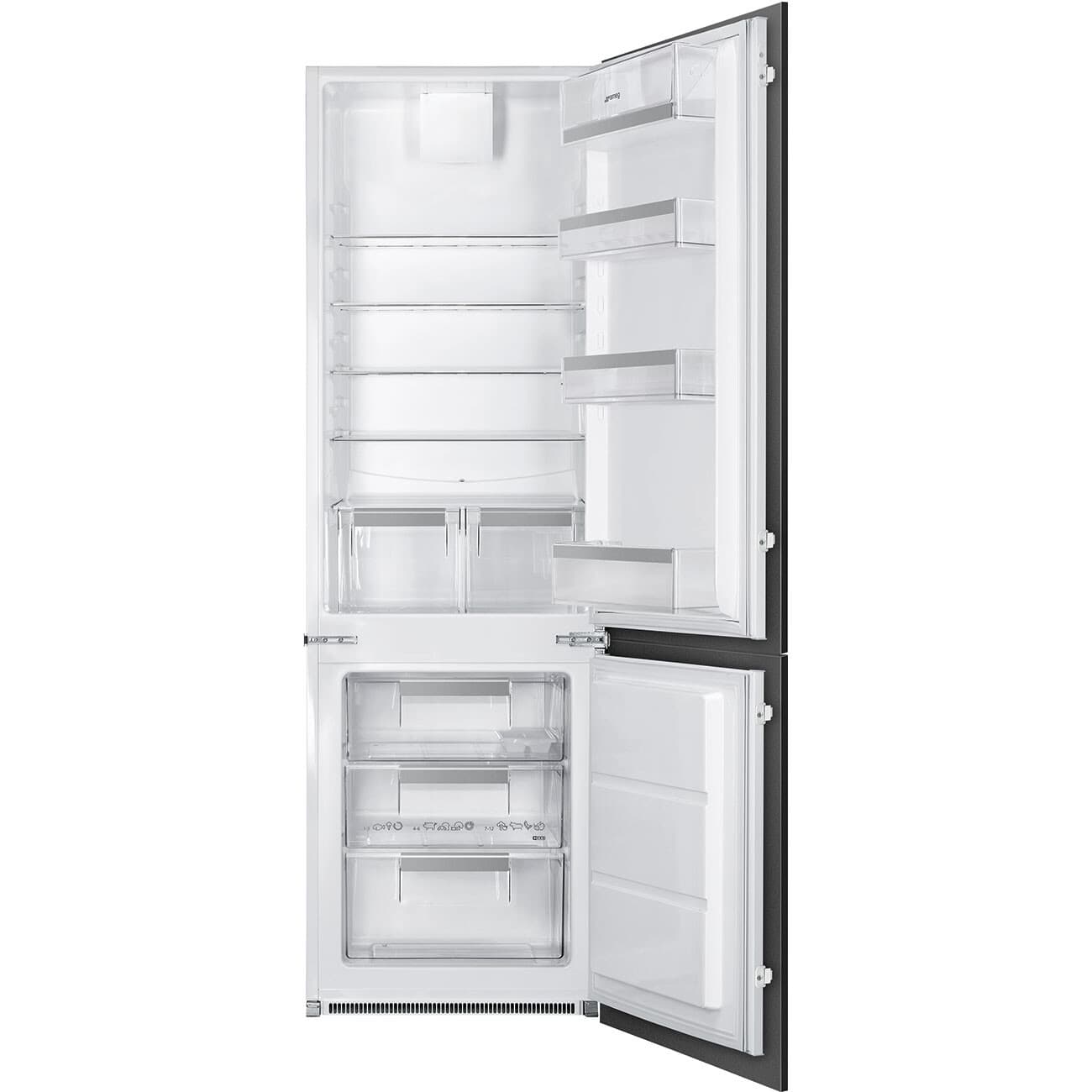 Frigorífico Combinado Smeg C81721E 269L Classe E