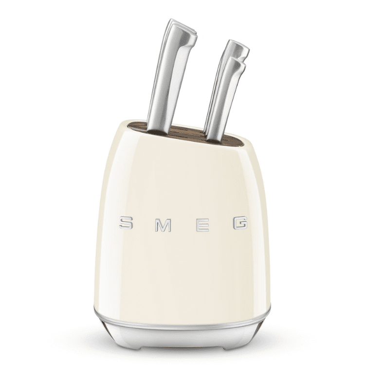 Smeg Bloco de Facas Anni 50 KBSF02CR Creme