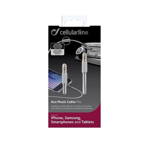 Cellular Line Cabo Auxiliar 3.5mm/3.5mm