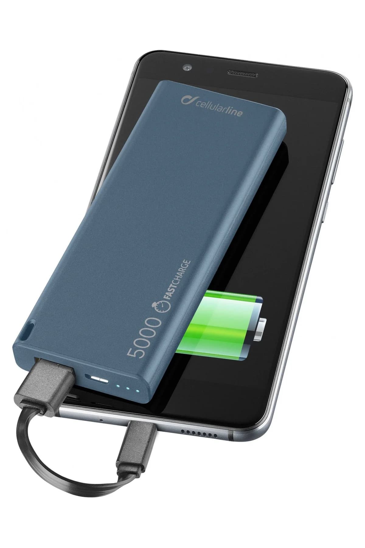 Powerbank Cellularline Freepower Slim 5000mAh Azul