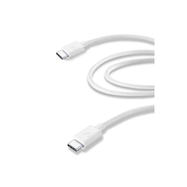 Cellular Line Cabo de Dados USB Tipo-C/USB Tipo-C 2m Branco