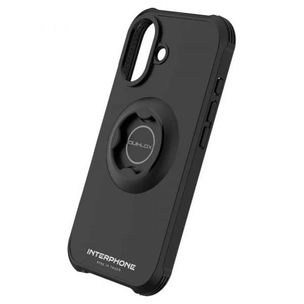 Interphone Cellularline Capa Tetraforce Quiklox para iPhone 17 Black