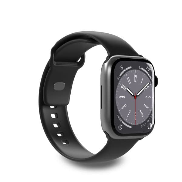 Puro Bracelete de Silicone para Apple Watch 42mm/44mm/45mm/49mm Black