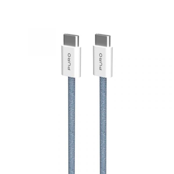 Puro Fabrik FABK4 Cabo USB-C 60W 1.5m Azul