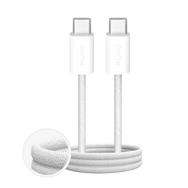 Puro Fabrik Cabo TPE USB-C 100W 2m Branco