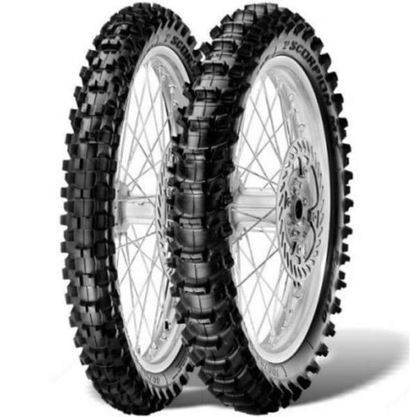 Pneu Moto Pirelli Scorpion MX ( 80/100-12 TT 50M Rodas traseiras, Composto de borracha SOFT, NHS ) - 8019227365917