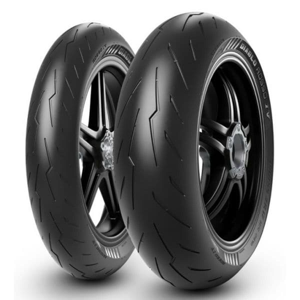 Pneu Moto Pirelli Diablo Rosso IV ( 200/55 ZR17 TL (78W) Rodas traseiras, M/C ) - 8019227397987
