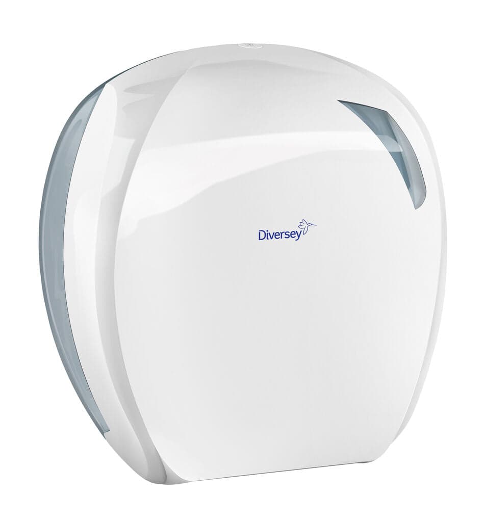 Doseador Papel Higiénico Jumbo – Dispensador para Rolos Mini e Standard Branco