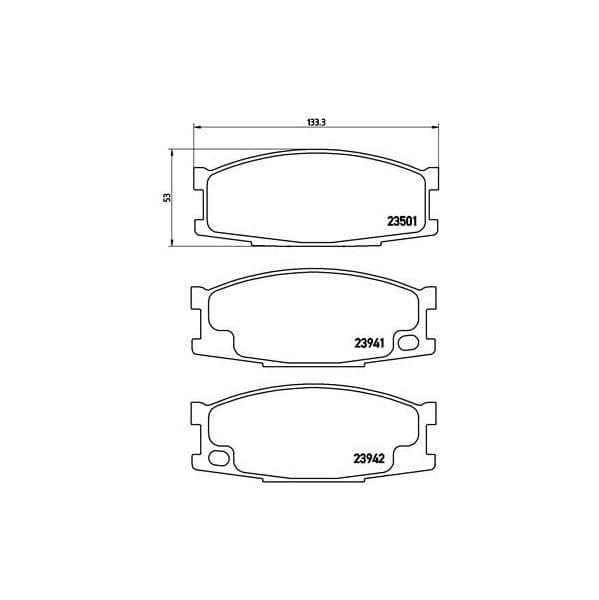 Brembo Jogo de Pastilhas para Travão de Disco - P54024