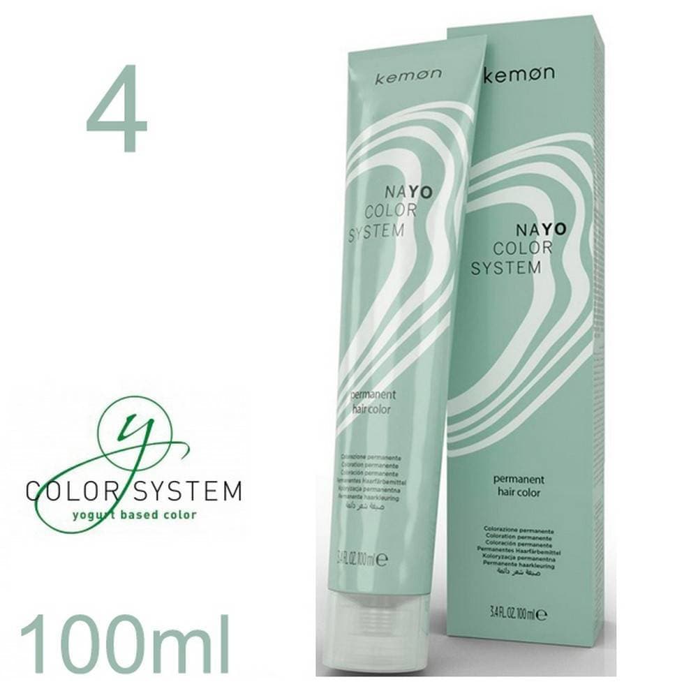 Kemon - Tinte Nayo Color Natural 4 Castaño 100 ml