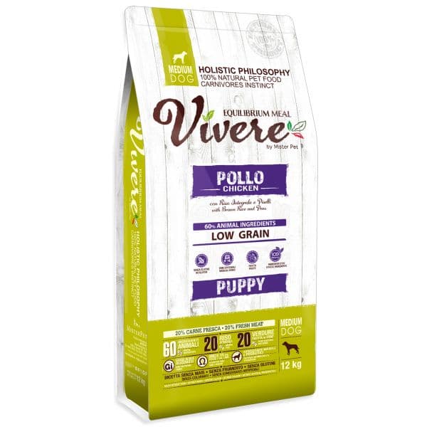 Mister Pet Vivere Medium Puppy Chicken 12kg